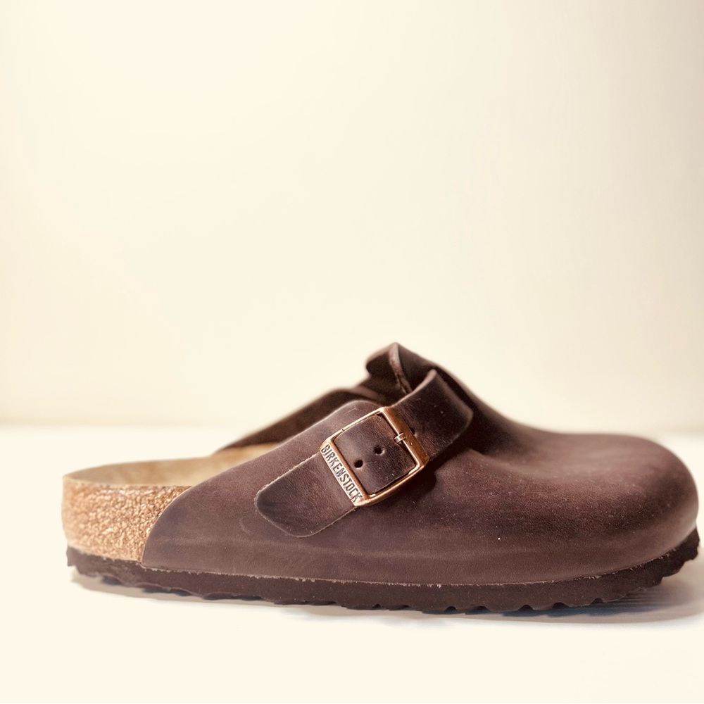 BIRKENSTOCK BOSTON Habana oiled leather-size: 
EU:37 US:6.5 Soft Footbed. NIB! - Picture 3 of 13
